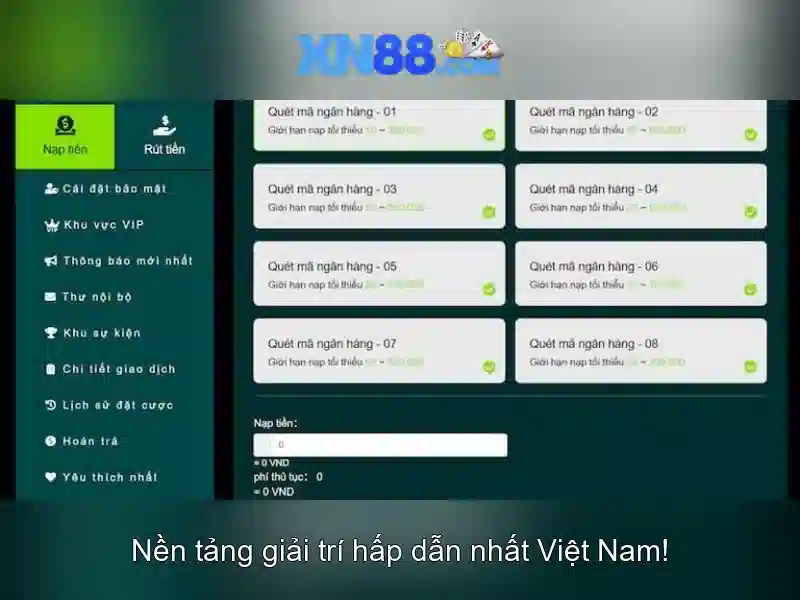 trải nghiệm slot XN88